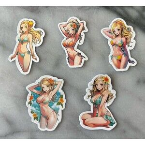 Waifu Hentai Sexy Anime Girl Stickers Pack Waifu Women